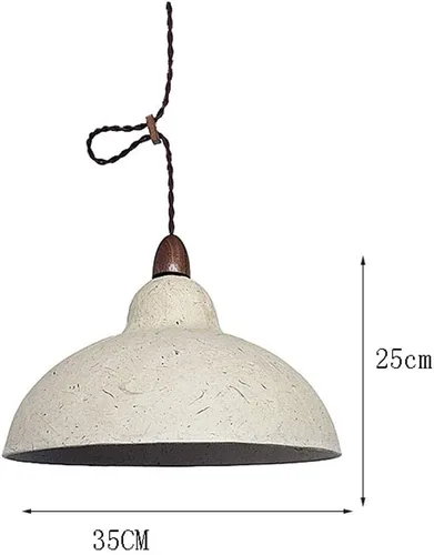 Vista 6 de Lámpara de techo retro para interiores - Candelabro de personalidad para comedor, dormitorio y estudio
