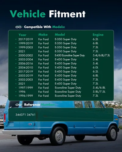 Vista 4 de Amortiguadores traseros, 2 amortiguadores SCITOO para Ford E-150/E-250/E-250 Econoline/E-350 Club Wagon/E-350 Econoline Club Wagon/E-350 Super Duty