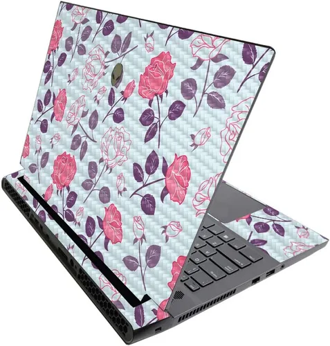 Vista 610 de MightySkins - Skin brillante con purpurina para Alienware M17 R3 (2020) y M17 R4 (2021) - Diversión de los años 90 Acabado duradero con purpurina
