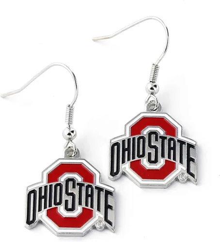 Vista 3 de NCAA Alabama Crimson Tide Pendientes colgantes