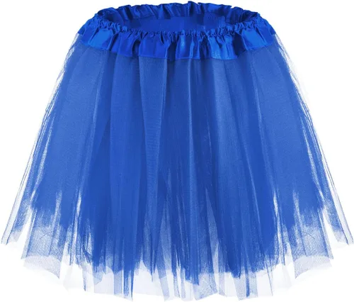 Vista 5 de Falda tutú para niña, falda de baile de ballet, falda de disfraz de hadas para fiesta