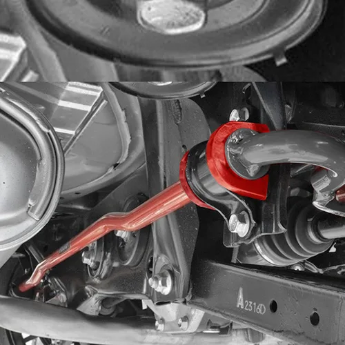 Vista 3 de PAR Kit de bujes CODE RED EXTREME para barra estabilizadora delantera FITS Escalade, Silverado, Avalanche, Suburban, Tahoe, Sierra, Yukon, 2007-2020