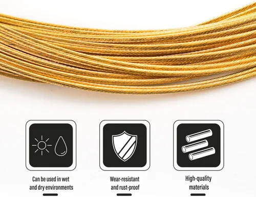 Vista 5 de CNC Pro Slick Cable de cambio de bicicleta pulido para Shimano/SRAM Bicicleta de montaña, bicicleta de carretera, cable de cambio de MTB 1.2X