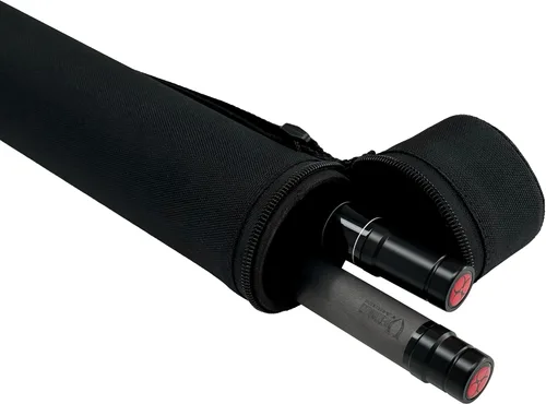 Vista 4 de Poison by Predator VX Break Cue con eje de fibra de carbono Venom y caja de taco - Negro/Gris
