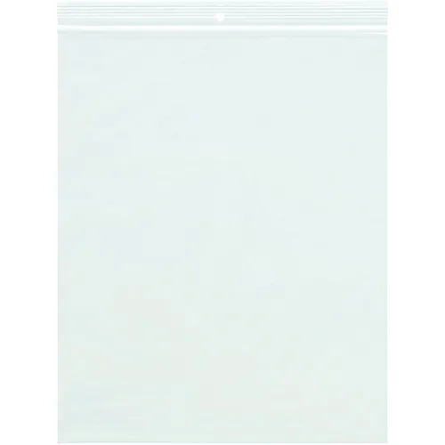 Vista 2 de Aviditi Poly Bolsa con cierre hermético blanco, 10" x 12", Azul, 1000