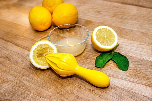 Vista 7 de Prepara Juicy Juice - Escariador manual de cítricos para limones, limas y naranjas, amarillo