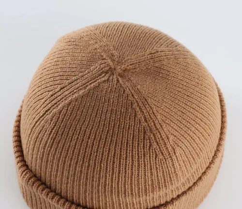 Vista 5 de Home Prefer Gorros de invierno para hombre, de punto grueso, gorro de punto grueso