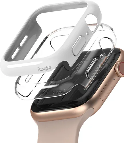 Vista 12 de Ringke Funda delgada para Apple Watch Series 6, 5, 4 (1.575 pulgadas), SE 3, 2, 1 (1.575 pulgadas), funda delgada y ligera para mujeres y hombres