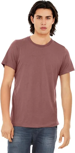 Vista 19 de BELLA+CANVAS Camiseta de cuello redondo para hombre mezcla triple oliva