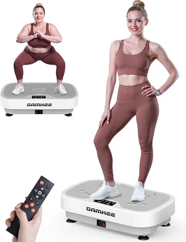 Vista 9 de Vibrating Board Exercise Machine, 9 Modes Vibration Platform for Lymphatic Drainage, 3D Upgrade Vibrating Board for Weight Loss, Home Body Fitness