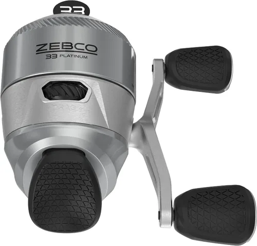 Vista 6 de Zebco 33 Spincast Fishing Reel, Right or Left-Hand Retrieve, Pre-Spooled with Zebco Cajun Line