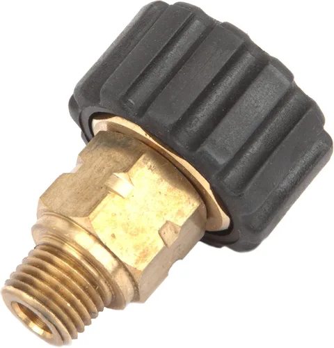 Vista 2 de Forney 75107 Accesorios para lavadora a presión, acoplamiento de tornillo macho, M22F a NPT macho de 1/4 pulgadas