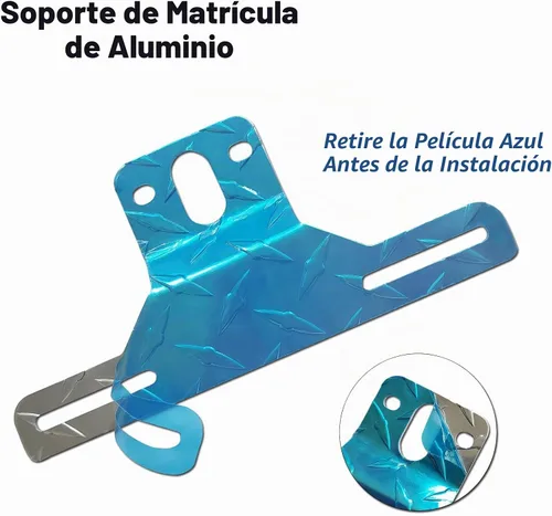 Vista 3 de FBJTDQ Marco de Soporte para Placa de Matrícula de Remolque - Soporte de Aluminio Resistente para Camiones, Remolques, RVs, Barcos, 1 Paquete