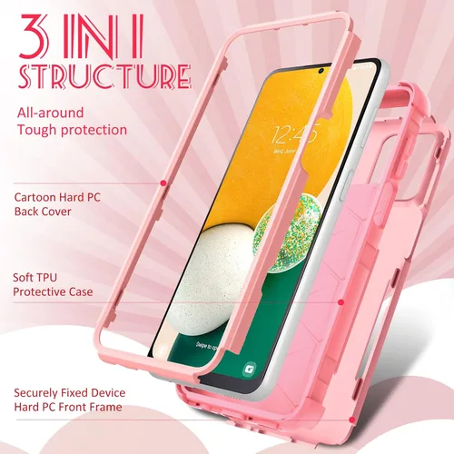 Vista 4 de Funda para teléfono para Motorola Moto G Stylus 5G 2023, diseño único femenino estético para adolescentes, kawaii, flor de ciruela, resistente