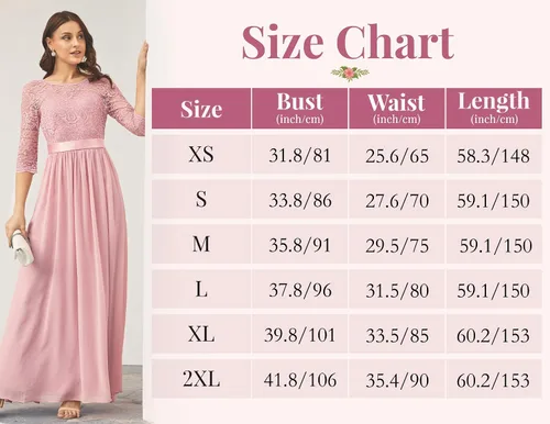 Vista 5 de BeryLove Vestido de graduación para mujer elegante de manga larga formal vintage cóctel fiesta maxi vestido