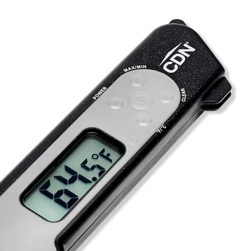 Vista 2 de CDN TCT572-B ProAccurate Termómetro de cocción plegable digital de lectura instantánea Termómetro-NSF negro