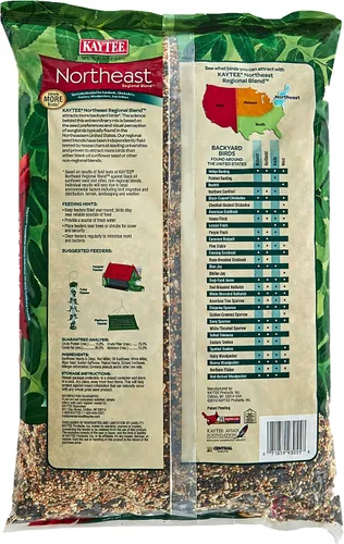 Vista 2 de Kaytee Mezcla de aves silvestres regionales del noreste, bolsa de 7 libras
