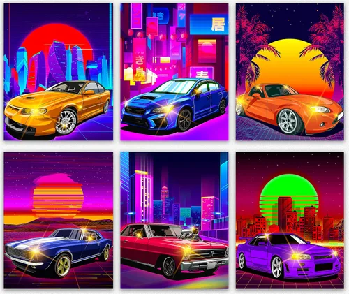 Vista 7 de Póster de 6 videojuegos – Póster impreso de neón para juegos, citas de jugadores, arte y decoración de neón para dormitorio, palabras inspiradoras