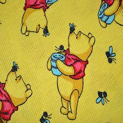 Vista 2 de Disney Winnie The Pooh Waffle Knit Junior Cut Jogger Pijama para mujer