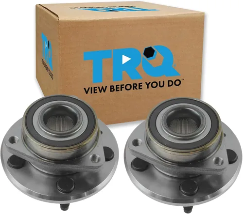 Vista 77 de TRQ Juego de 2 rodamientos de rueda delantera y conjunto de cubo compatible con Tesla 3 2020 Y 2018-2019