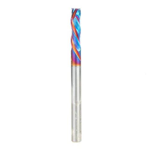 Vista 24 de Amana Tool Spektra Extreme Tool Life Recubierta - Broca de router en espiral de compresión CNC de carburo sólido recubierta, 46182-K, 1/2 D x 1 CH x