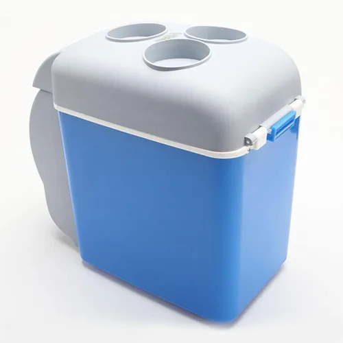 Vista 2 de Calentador de refrigerador para automóvil, refrigerador portátil de 7.5 L, mini refrigerador eléctrico, enfriador termoeléctrico personal