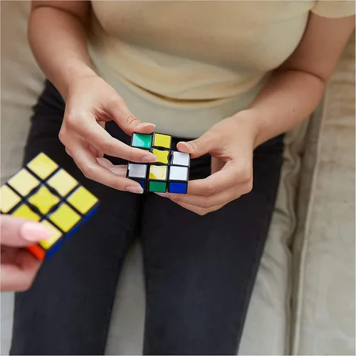 Vista 7 de RUBIK'S, SPIN MASTER Rubik's 3x1 Edge Original Cube Principiante Profesional Color Cobination Puzzle Solución de Problemas Una Capa Adecuado