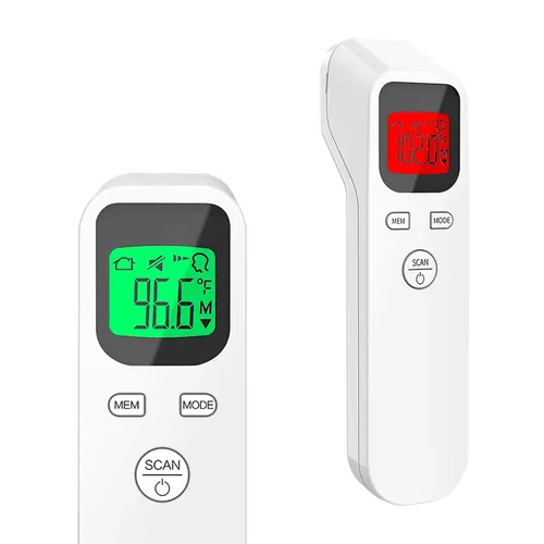 Vista 7 de Termómetro de frente para adultos y niños, termómetro digital infrarrojo sin tacto, pistola de temperatura, lectura instantánea precisa y alarma