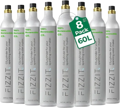 Vista 14 de FIZZIT - Cilindro de CO2 roscado de 60 litros para fabricantes de refrescos