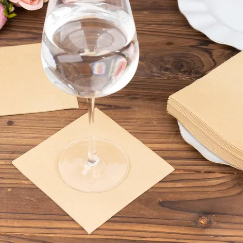 Vista 22 de Efavormart - Paquete de 20 servilletas de papel Airlaid de papel suave con tacto de lino rosa rubor de oro rosa, altamente absorbentes Rosa (Blush)