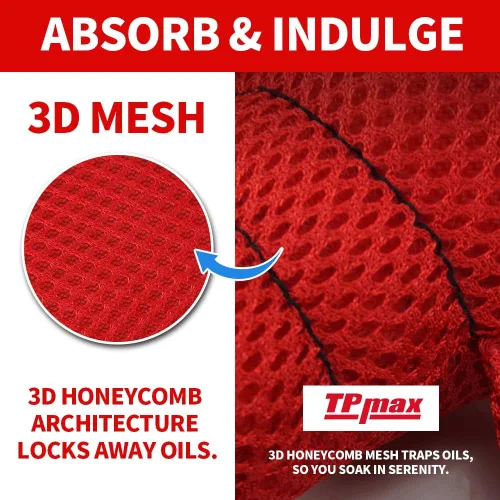 Vista 3 de TPmax Paquete doble de esponja reutilizable para bañera de hidromasaje y esponja absorbente de aceite, accesorios imprescindibles para bañera