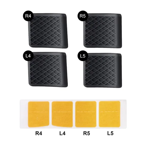 Vista 3 de 4pcs Back Button forSteam Deck, Handle Grip Pads for Steam Deck Anti Skidding Soft Rubber Back Button Enhancement Set Button Protection Kit for