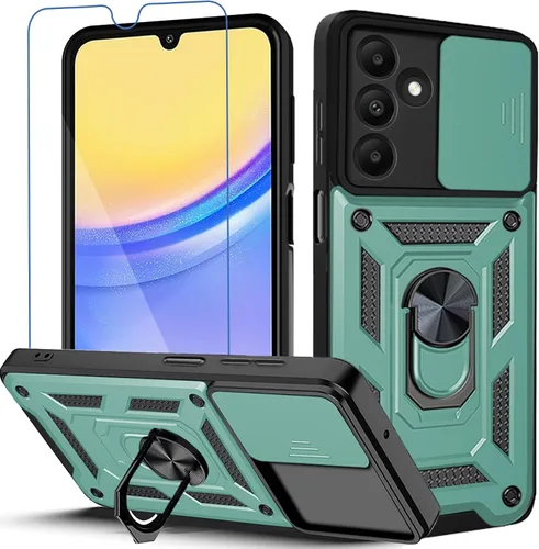 Vista 26 de Para Samsung Galaxy A13 5G Caso: Caja Del Teléfono Con Protector De Pantalla Para Samsung Galaxy A13 5G - Negro