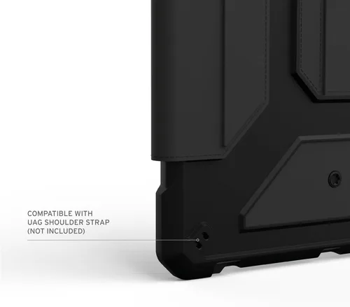 Vista 4 de UAG - Funda diseñada para Samsung Galaxy Tab S9 Plus de 12.4 pulgadas 2023 SM-X810 Metropolis SE negro, multiángulo con función de encendido