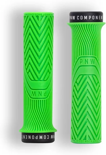 Vista 11 de PNW Components Puños Loam MTB Bike – Puños para manillar de bicicleta de montaña Blackout