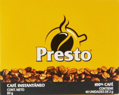 Vista 2 de Café Presto Instant Coffee de Nicaragua - (40 paquetes de 0.07 oz).