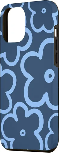 Vista 2 de Funda para iPhone 12 Pro Max con diseño floral azul marino