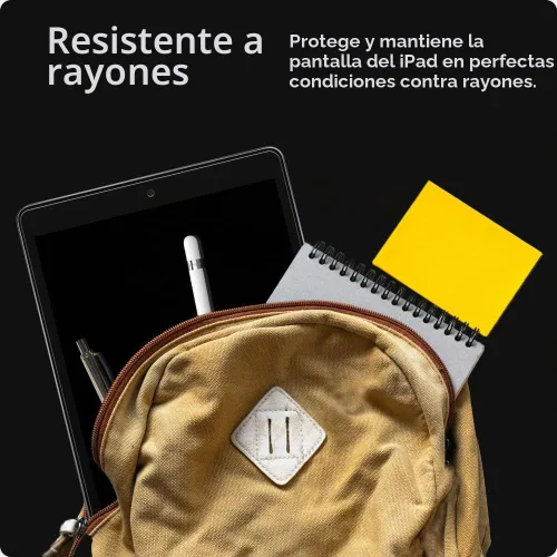Vista 3 de Spigen Protector de pantalla de vidrio templado [GlasTR Slim] diseñado para iPad de 10.2 pulgadas (9ª (2021) / 8ª (2020) / 7ª (2019)