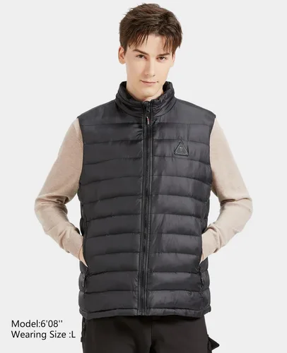 Vista 9 de Men's Heated Vest with 20000mAh Battery Pack 7.4V,Lightweight Rechargeable Electric Heated Apparel for women