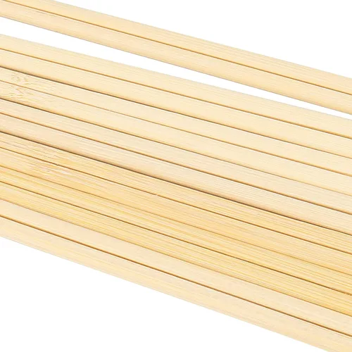 Vista 5 de MANCHAP 500 pares de palillos desechables de 8 pulgadas, palillos de bambú de 7.9 in a granel, palillos de madera china para comer, catering, comida