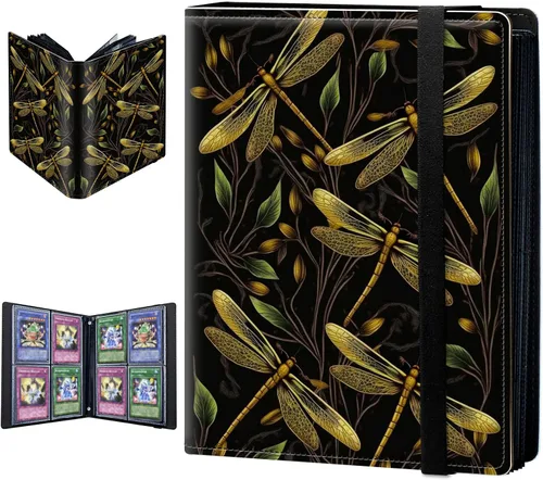 Vista 8 de Carpeta para tarjetas intercambiables, 4 bolsillos para tarjetas intercambiables, 160 bolsillos de doble cara, funda para tarjetas