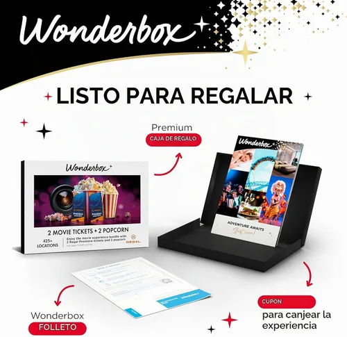 Vista 2 de Wonderbox - Experience Gift - Regal Movie – 2 Tickets, 2 Drinks & 2 Candies