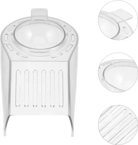 Vista 9 de Cabilock Tapa de repuesto para máquina de palomitas de maíz, accesorio transparente resistente al calor con prevención de salpicaduras y fácil