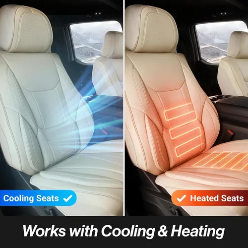 Vista 5 de Coverland Fundas de asiento de automóvil personalizadas compatibles con BMW X1 2013-2025, funda de asiento impermeable de espuma viscoelástica