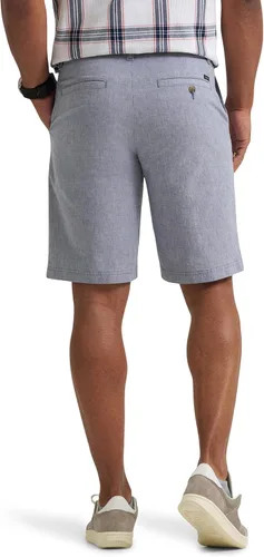 Vista 2 de Lee Pantalón corto de frente plana Extreme Motion para hombre Big & Tall Academia Chambray