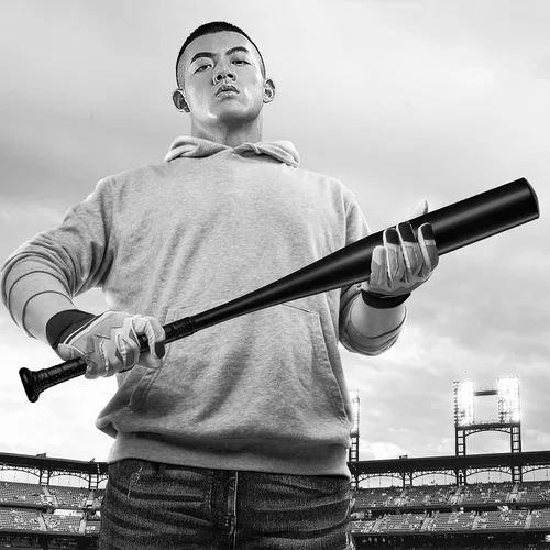 Vista 7 de Baseball Training Bat - Ultra Lightweight Bat - Durable and Sturdy Aluminum Bat - Ideal for Softball Hitting Practise - Versatile Design Bats