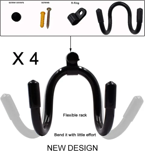 Vista 2 de YYST - Soporte de pared para mini controlador de juegos (4/PK), no incluye controlador, cubierta de tornillo incluida