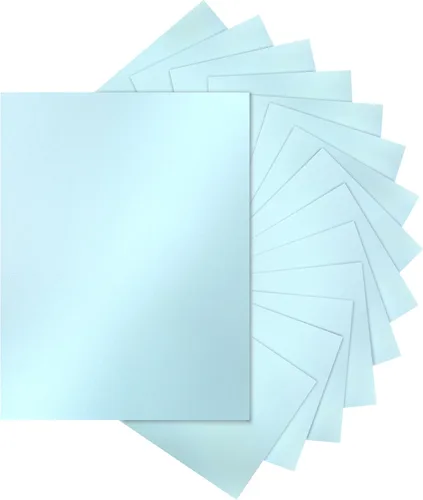 Vista 16 de Silunkia 28 hojas de cartulina negra brillante de 8.5 x 11 pulgadas, papel pesado de 250 gsm/92 libras, cartulina negra de construcción para hacer
