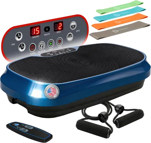Vista 14 de Lifepro Waver Mini Vibration Plate Exercise Machine with Resistance Bands