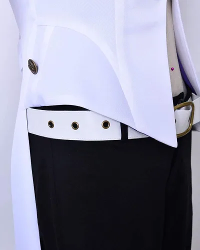 Vista 5 de miccostumes Disfraz de cosplay negro de cazadora de anime para mujer